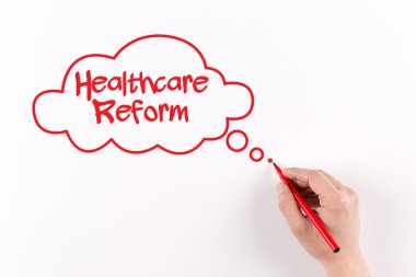 El işareti ile beyaz kağıda yazı