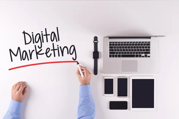 Scriere manuală MARKETING DIGITAL — Fotografie, imagine de stoc