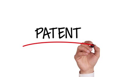 El yazma siyah kalemi ile patent