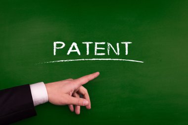İşadamı patent işaret