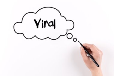 El işareti ile beyaz kağıda yazı