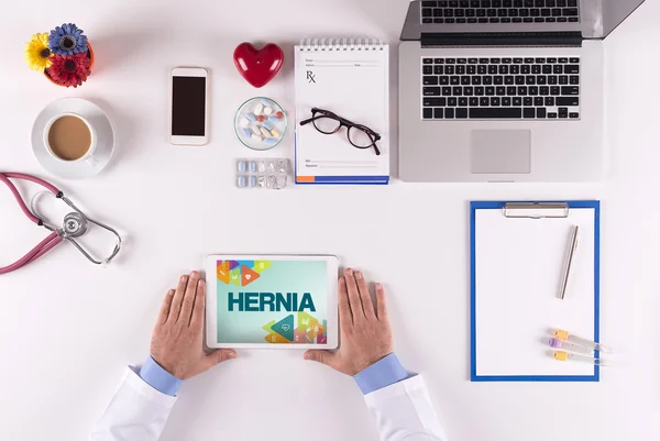 Doctor using digital tablet — Stock Image Doctor using digital tablet Stock Photo