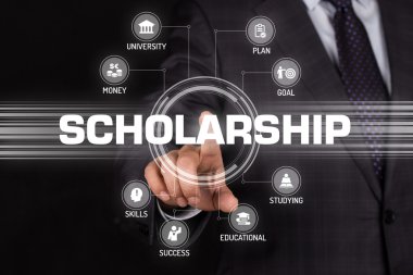 işaret ve sembolleri ile fütüristik konsept