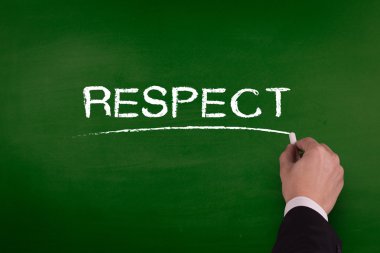 işadamı tahtaya yazma