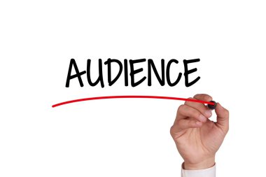 El siyah Marker ile yazma