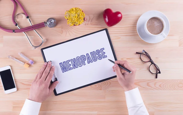 Health concept with medicine objects and signs — Stock Photo, Image