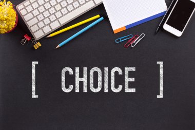 Seçim kelime yazılı