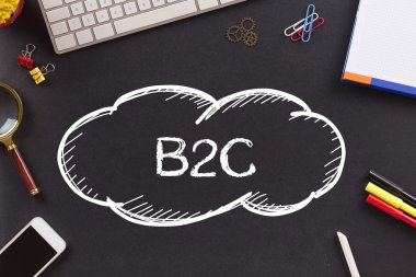 B2c metin yazılmış 