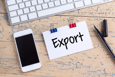 Cep telefonu ve kağıt Not