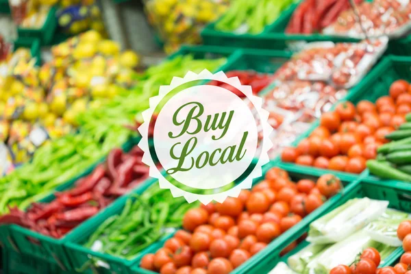 Blurred Farmer Market — Stock Photo, Image