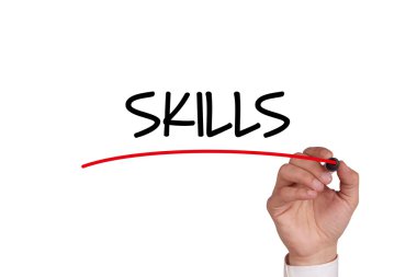 insan eli marker ile yazma