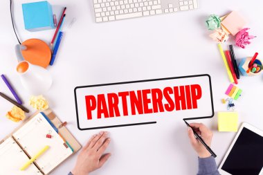 Konuşma balonu yazma işadamı