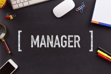 Yöneticisi metin yazılmış 