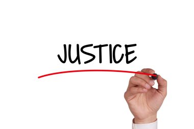 El siyah Marker ile yazma