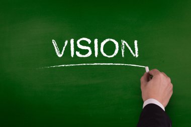 işadamı tahtaya yazma