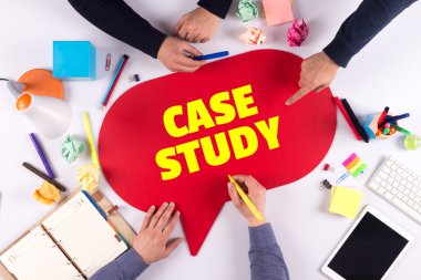 Konuşma balonu holding iş adamları