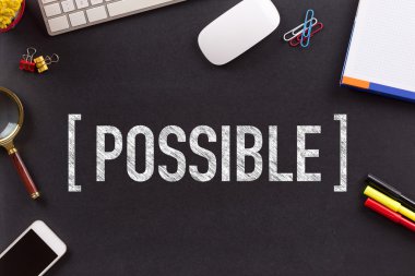 Olası metin yazılmış 