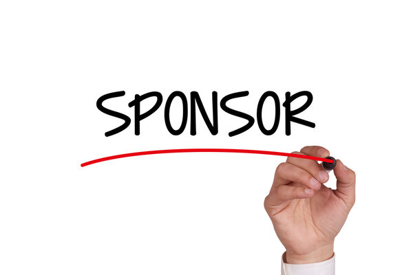 Human hand writing with marker