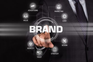 işaret ve sembolleri ile fütüristik konsept