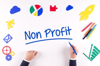 Ofis Masası üzerinde yazma işadamı