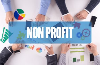 Ofiste çalışan iş adamları