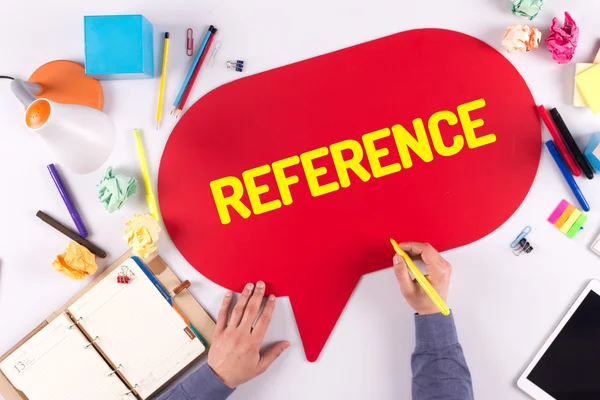 Konuşma balonu yazma işadamı