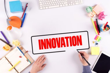 Konuşma balonu yazma işadamı