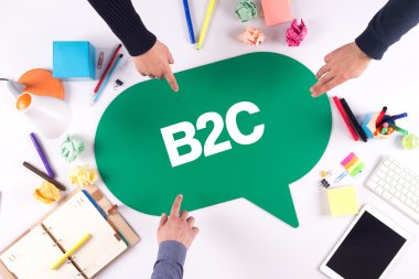 iş takım çalışma ve konuşma balonu