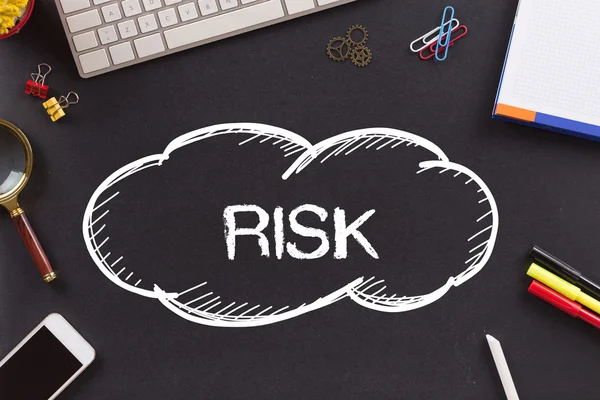 RISK  text written — Stock Photo, Image