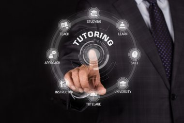 işaret ve sembolleri ile fütüristik konsept