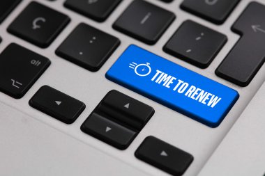 Siyah klavye tuşu ile