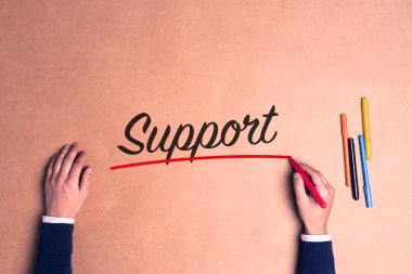 Kağıt üzerinde el yazma metin