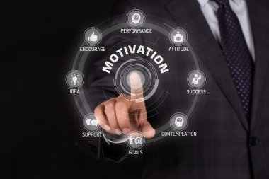 işaret ve sembolleri ile fütüristik konsept