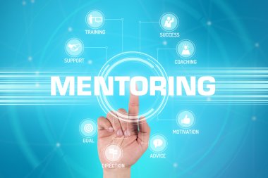 işaret ve sembolleri ile fütüristik konsept