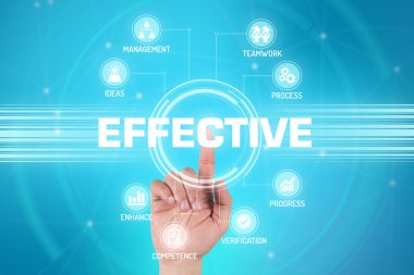 işaret ve sembolleri ile fütüristik konsept