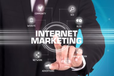 işaret ve sembolleri ile fütüristik konsept