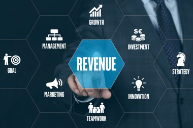 işaret ve sembolleri ile fütüristik konsept