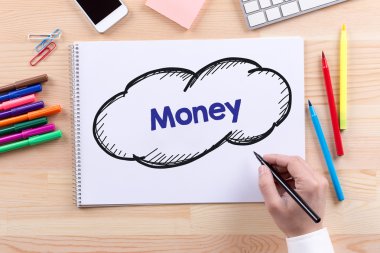 not defterinde yazıyor adam