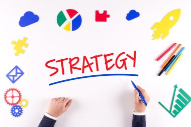 Ofis Masası üzerinde yazma işadamı