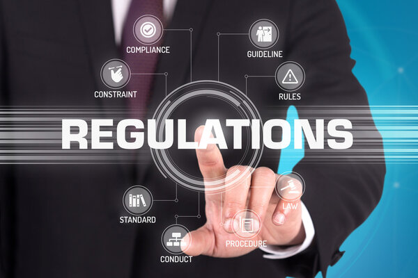 футуристическая концепция со знаками и символами
