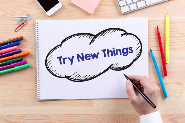 Man writing in notepad