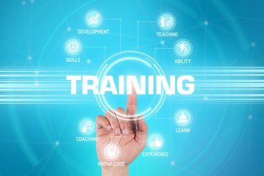 işaret ve sembolleri ile fütüristik konsept