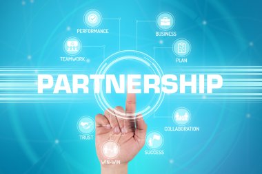 işaret ve sembolleri ile fütüristik konsept