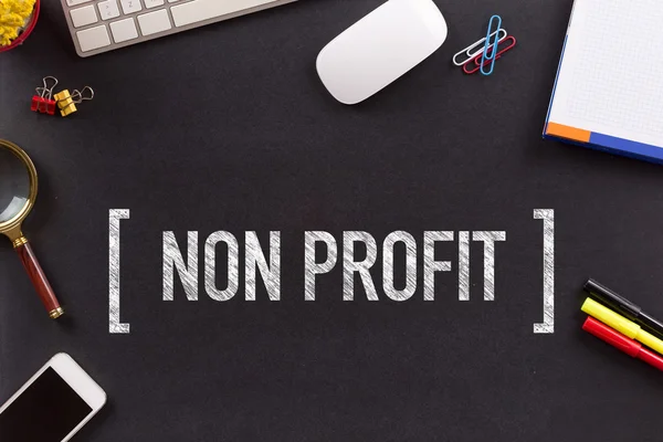 Non Profit tekst — Stockfoto