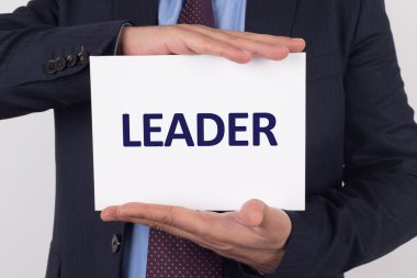 İşadamı gösteren kağıt