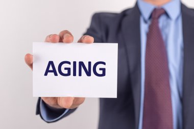 İşadamı gösteren kağıt