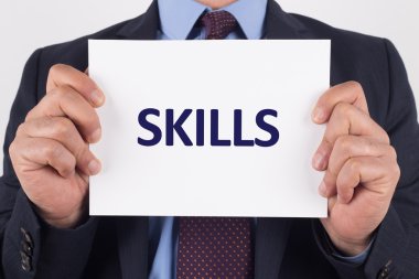 İşadamı gösteren kağıt