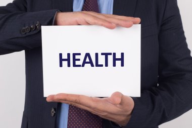 İşadamı gösteren kağıt