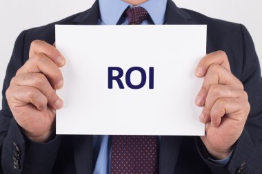 İşadamı gösteren kağıt