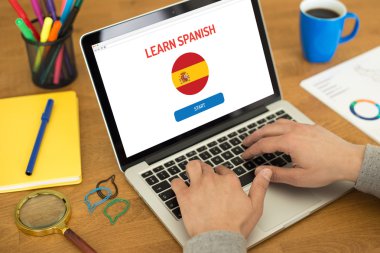 Danışma Laptop ekran üzerindeki simgesiyle